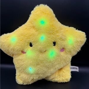 Goffa HTF Yellow Light Up Star Tested/Works  11” Nursery Toddler Night Light